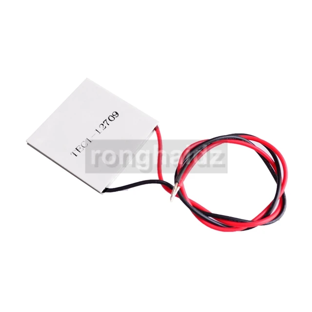 
 TEC1 12709 AC/DC 12V 9A TEC Термоэлектрический охладитель Пельтье 40*40 мм радиатор охлаждения пластины холодный Пельтье Elemente модуль TEC1-12709  