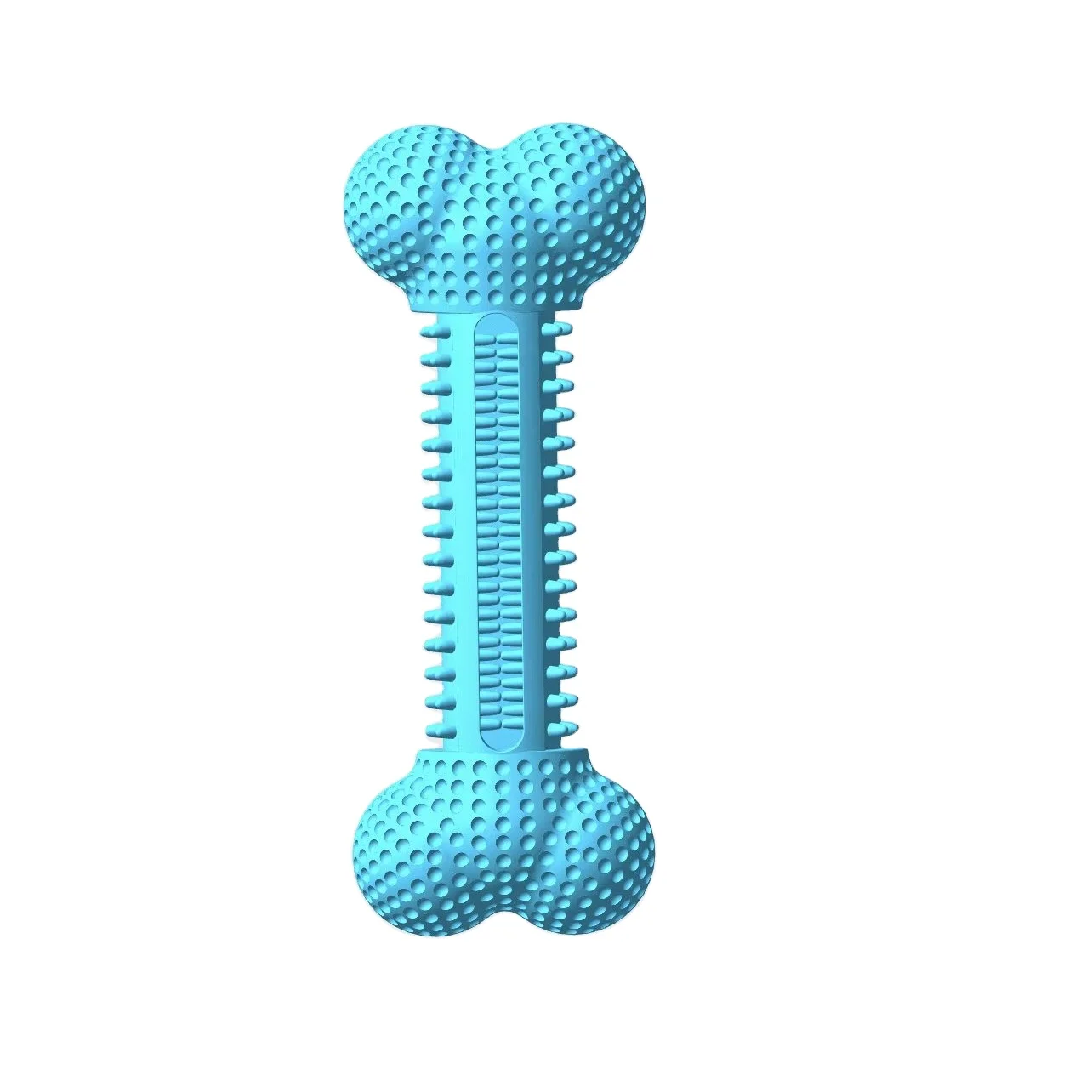 manufacturer custom patent golf bone shape pet chew toy food grade nature rubber tpr durable pet tooth cleaning dog chew toys