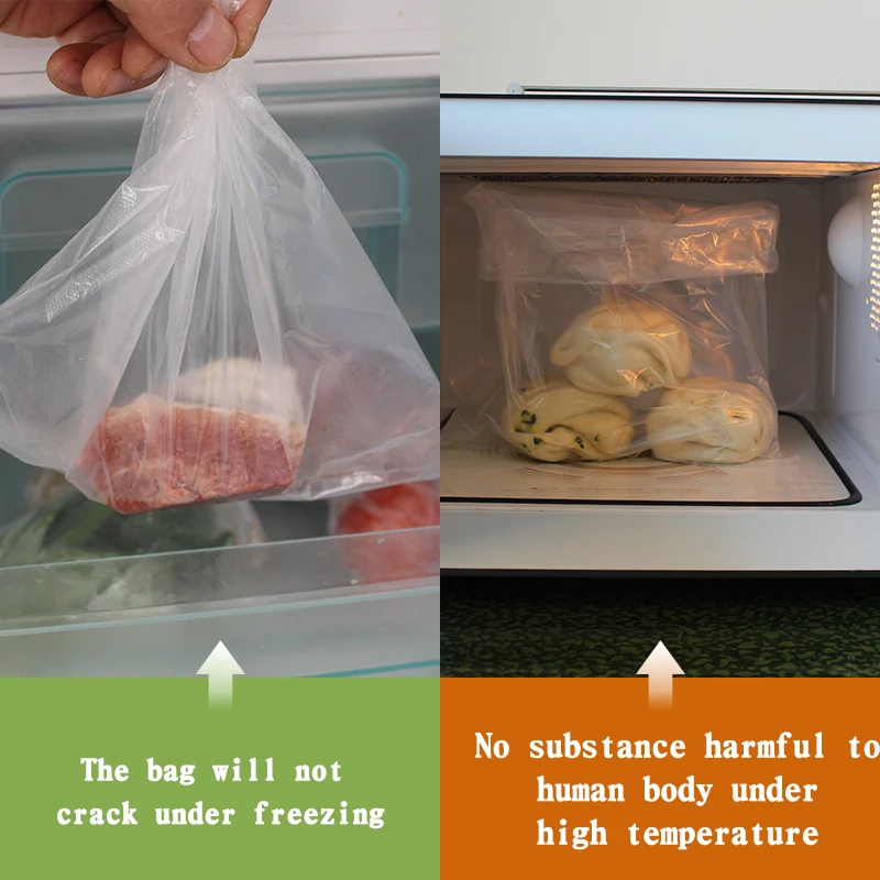 manufacture factory sale PE package plastic bag for food fruit packaging on roll