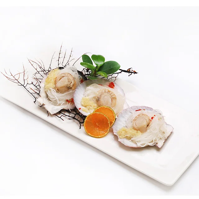 Frozen Bay Scallops Meat Half Shell Or