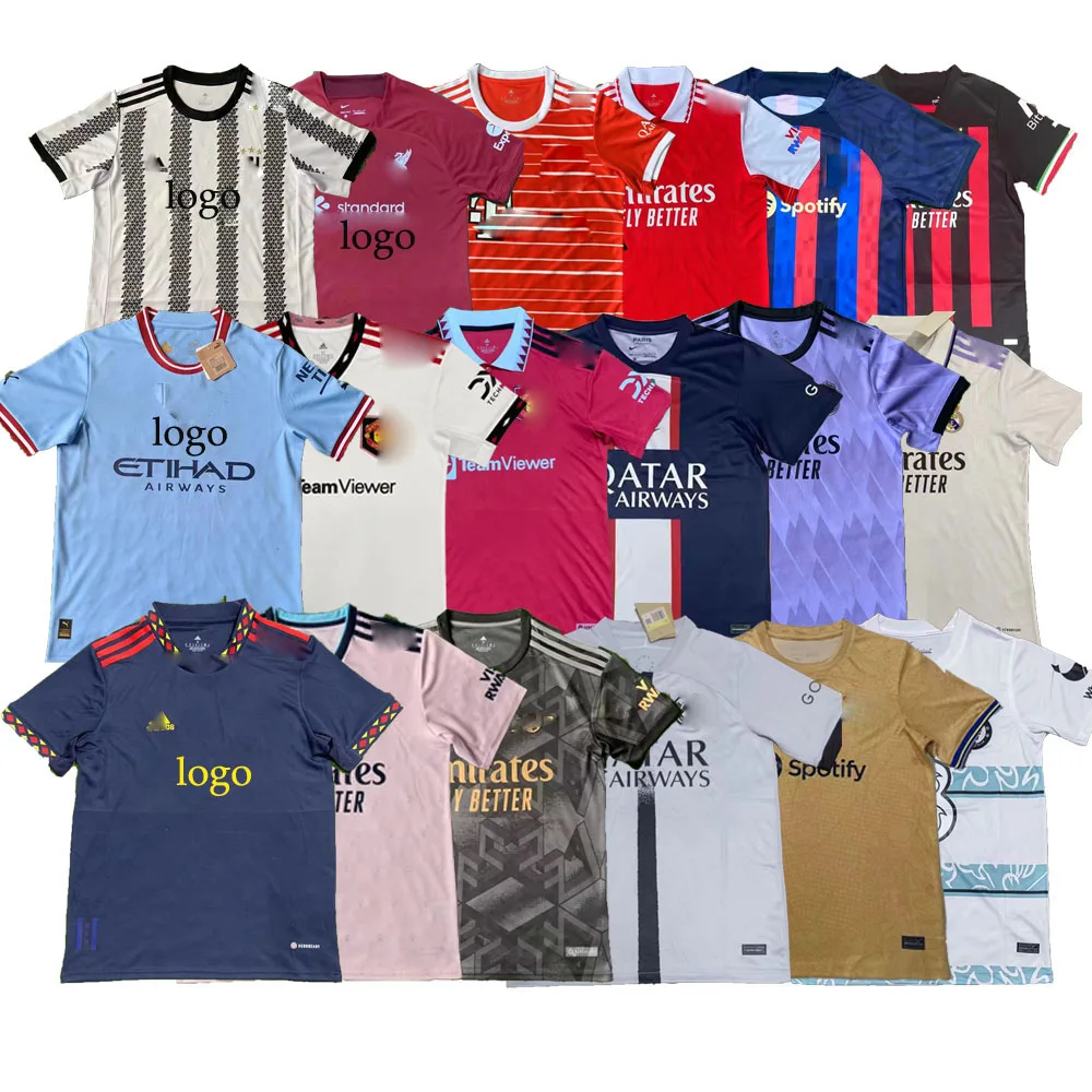 2022 дешевые футбольные майки, комплект униформы, дешевые футбольные майки белого и синего цвета на заказ