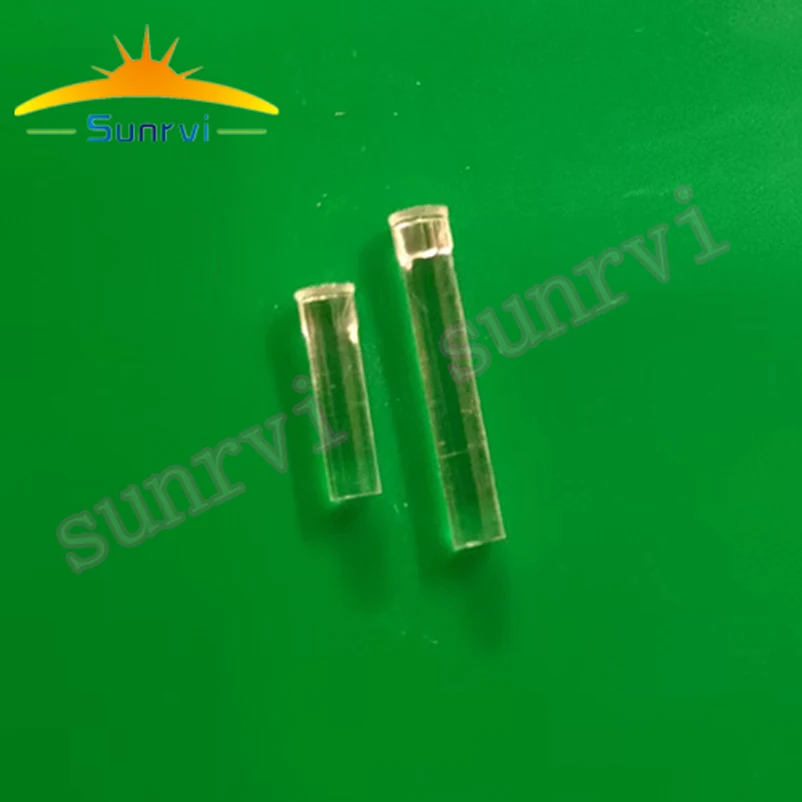 LED light pipe transparent 1.5mm  hole round head light guide Clips