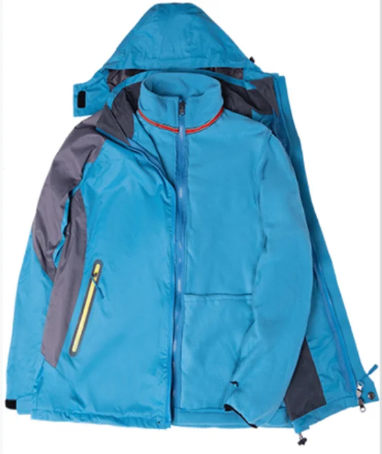 
Detachable warm jacket for children and students outdoor windproof waterproof climbing jacket for children 