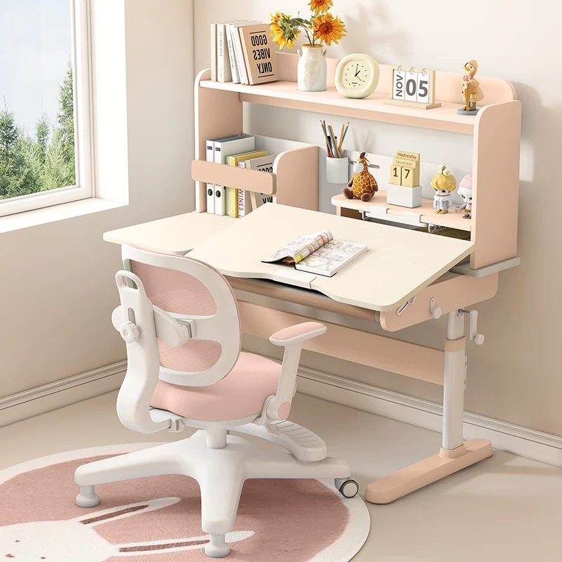 Home Use Smart Kids Study Desk High Quality Modern Ergonomic Height Adjustable Children Learning Desk