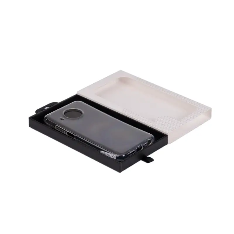 custom logo mobile phone case gift card box recyclable reusable cell phone case packaging paper box