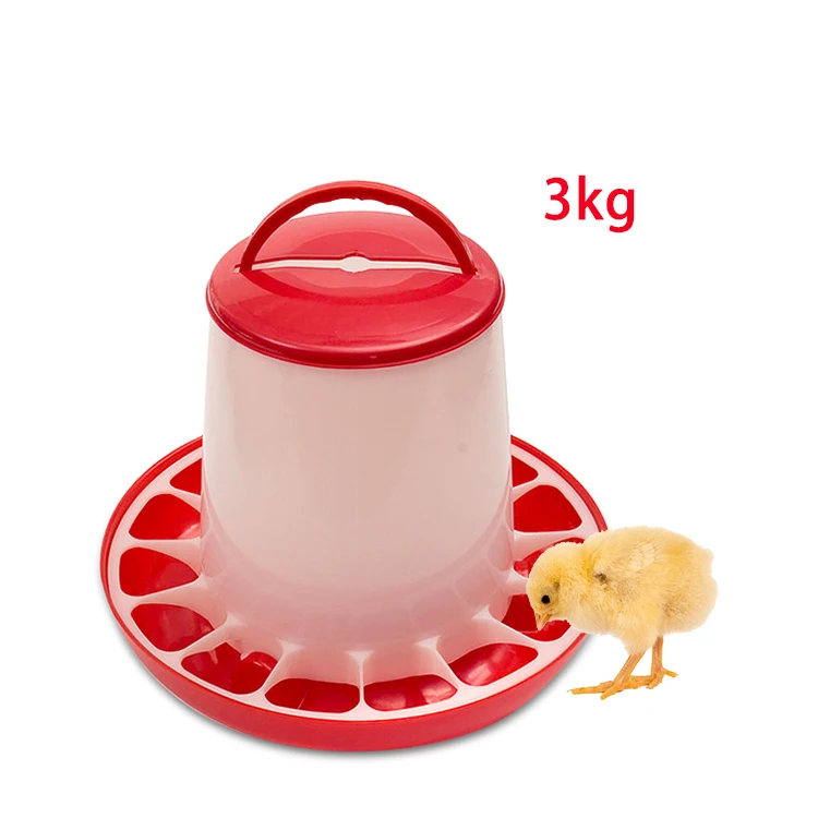 Бройлерной фермы заводчик ручной кормушки для животных поилка для птицы курицы 3 кг курицы подачи