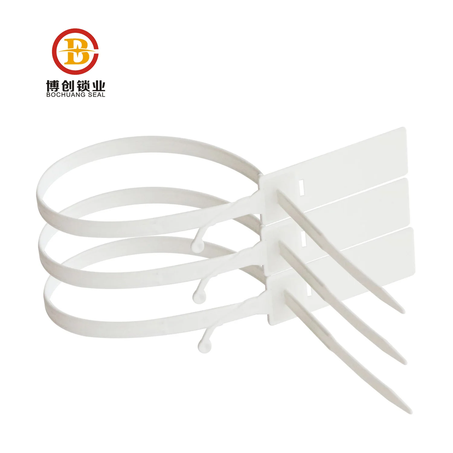 BCP702 High Security Pull Tight Truck Container Logistics Plastic Seal For Bags