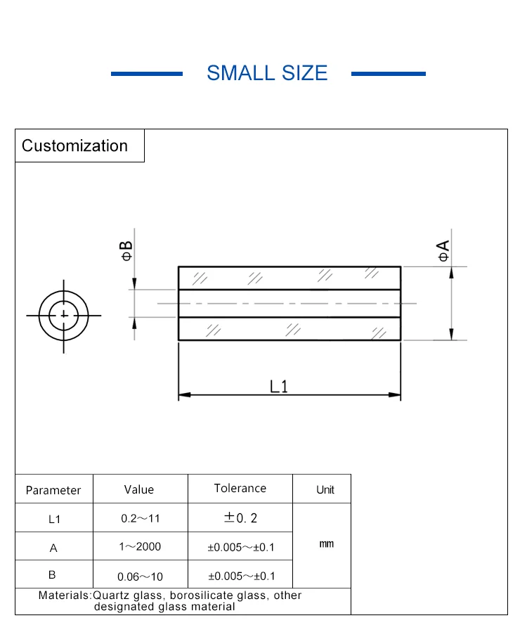Кварцевое стекло для защиты провода термопары