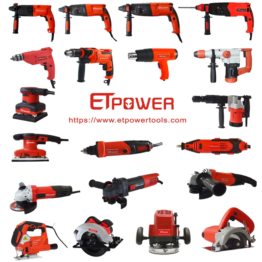 ETpower Herramientas Electrica Power tool Maquina Perforadora de Martillo Rotatorio SDS Plus Bosch Hammer