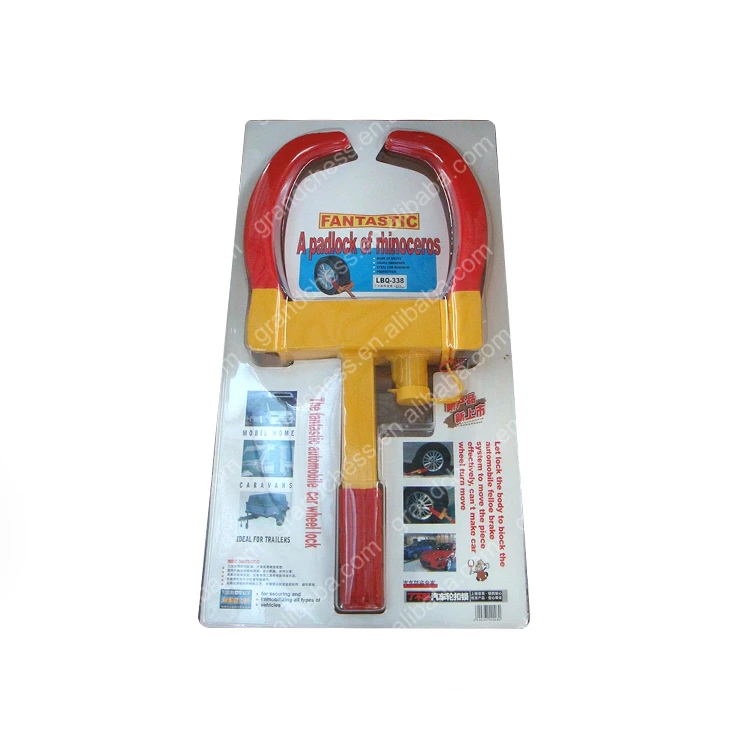 Cheap High Quality Anti Theft Strong Motorbike Car Jockey Tire Wheel Clamp Lock
