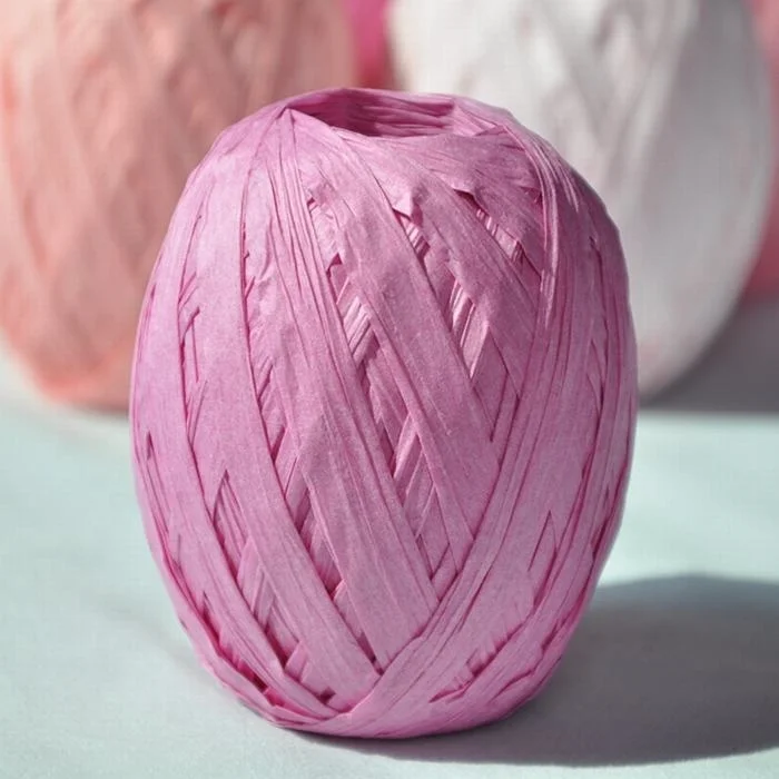 Factory Price Top Quality Colored Raffia Paper Yan Raffia Grass Rope For Sale