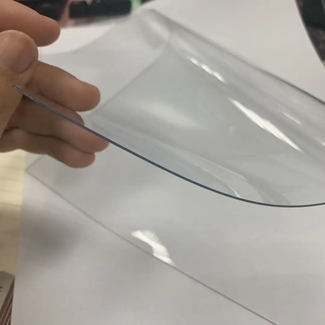 Super Clear Extruded PVC Sheets Flexible Transparent Soft Plastic Film Moisture-Proof for Household Products