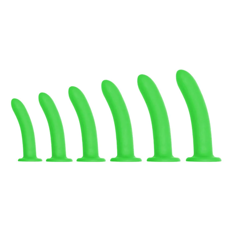 Professional Pelvic Floor Muscle Exerciser Men Medical Device for Pelvic Pain Relief Sizes 1-8 Silicone Dilators for Women