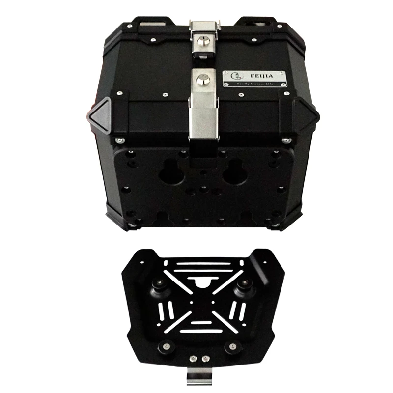 Задняя часть мотоциклетного багажника высокого качества из алюминиевого сплава, 36 л, подходит для BMW, Benali, Honda, Yamaha, KTM, Suzuki