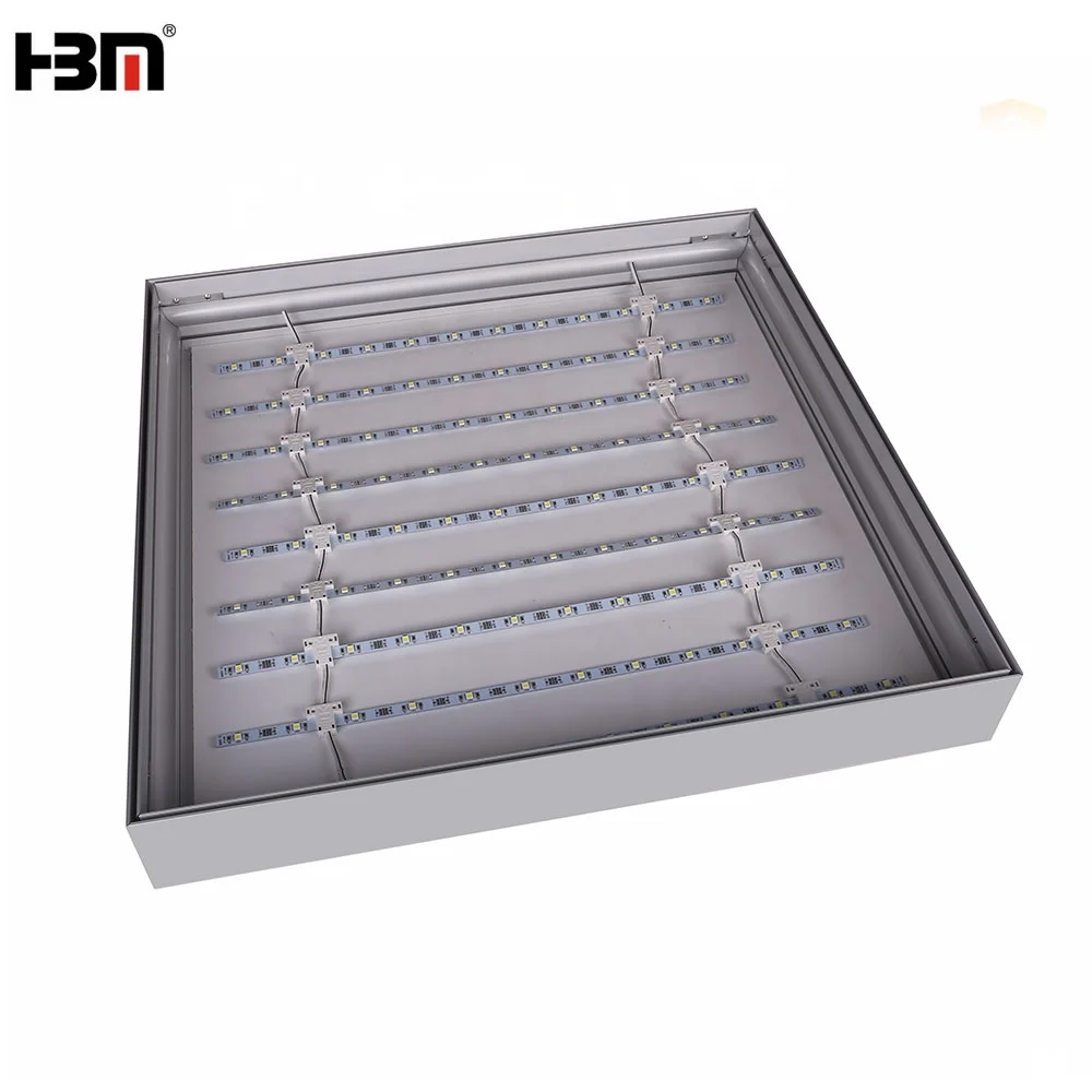 Makeup store display Textile led backlight frame fabric lightbox