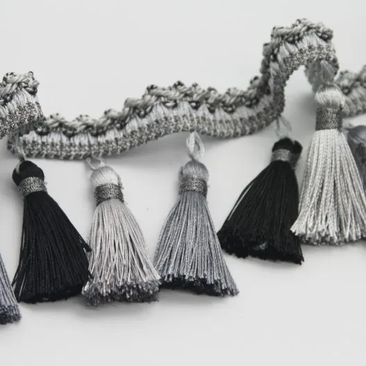 
lace ribbon tassel fringe for curtains tassel and fringe for carpets 