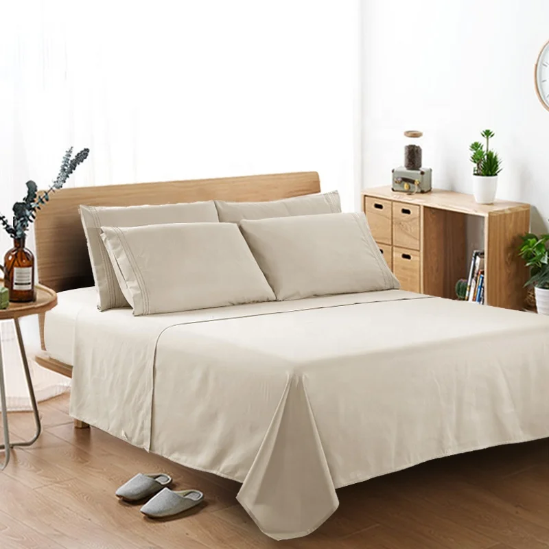 Four-piece Bed Sheets Online Bed Fitting Sheet Bedding Bohemian Bedding Set Polyester Fitted Sheet