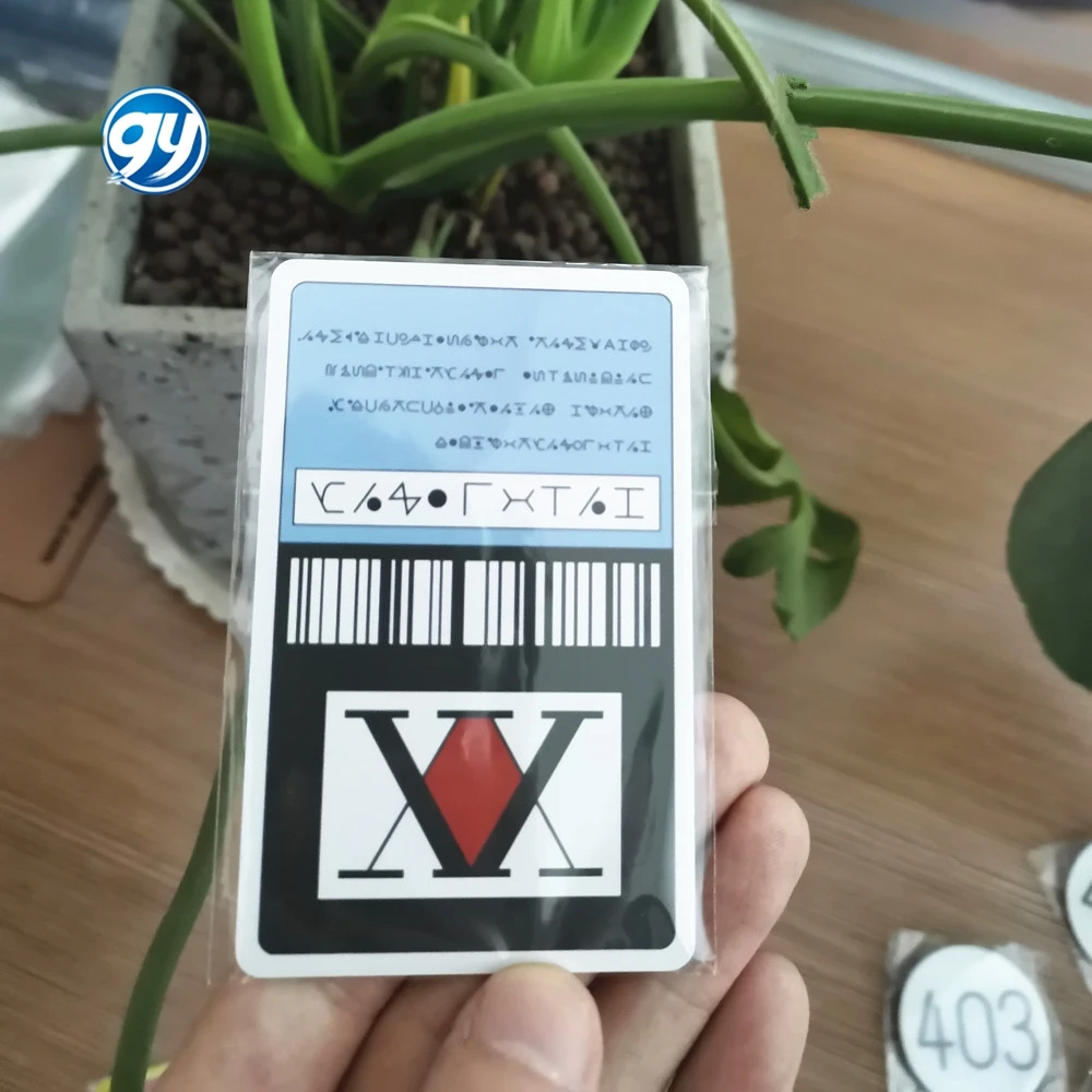 Лицензионная карта hunter x из ПВХ дешевые реквизиты