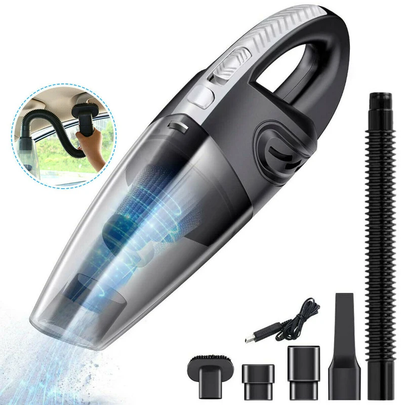 Portable Automatic Car Vacuum Cleaner Wet and Dry Vacuum Cleaner With Vacuum Cleaner Parts For Car And Home Use