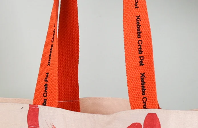 Custom Printed Logo Reusable Canvas Cotton Shopping Tote Bag For Hotel And For Fair