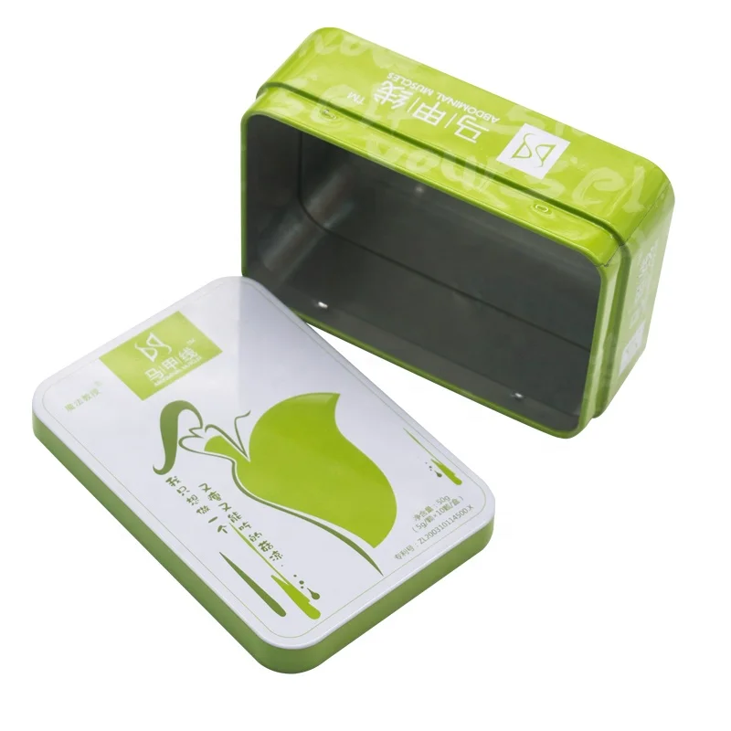 Фабрика Пользовательские OEM Винт Топ Джерри подарок печенье ручка печенья квадратной ткани олова коробка