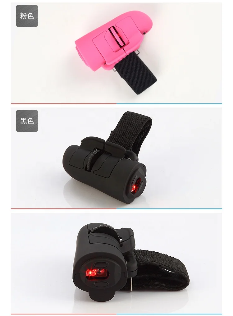 23 Mini Cute Wireless Finger Rings Optical Mouse 1600dpi Black Battery Usb USB Port OEM Stock Comfortable OEM Logo Printing 1200