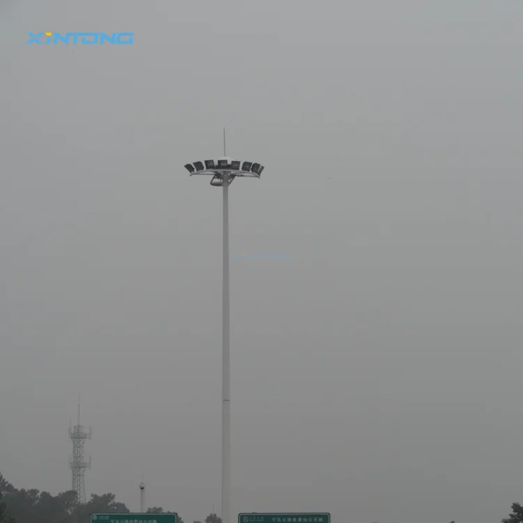 Светодиодная лампа XINTONG с высокой мачтой 15 м, высокая мачта 1000 Вт