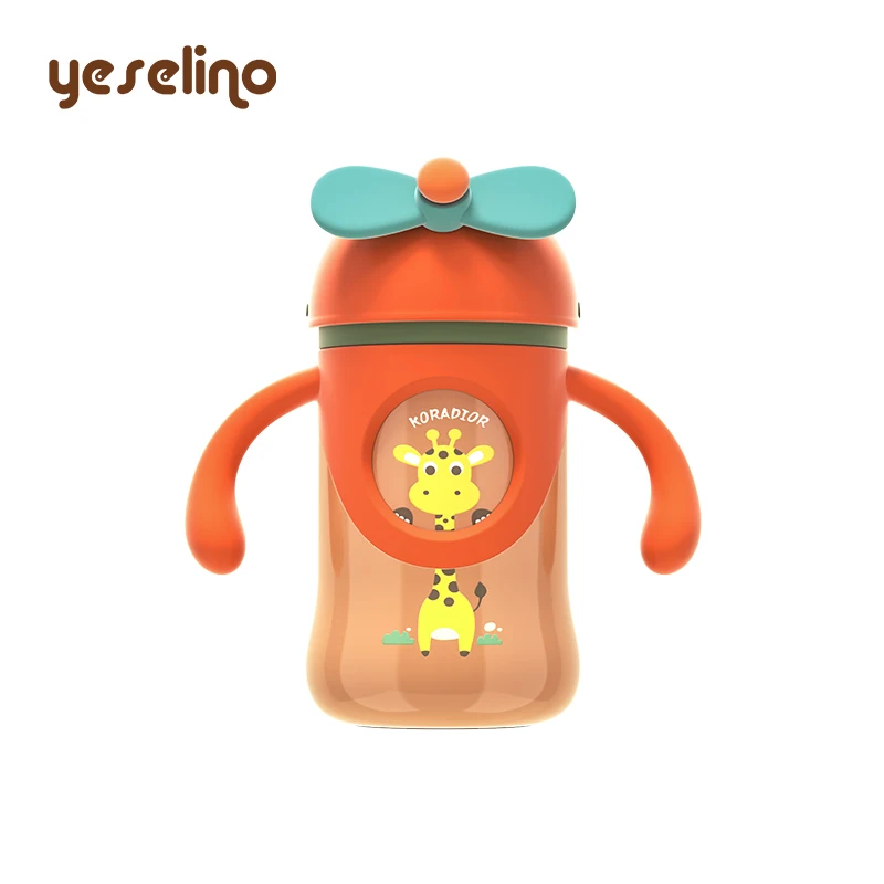 2024 New Portable PP Baby Feeding Bottle | Safe Drinking Water Bottle for Newborns & Toddlers with Easy-Grip Handles | Mamadeira