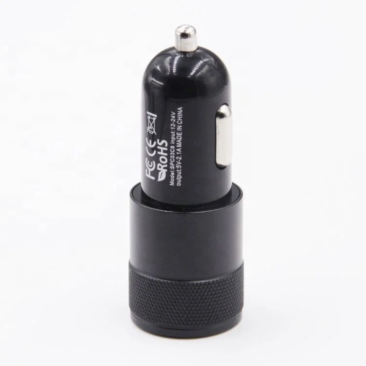 Высокое качество Заводская цена Qc3.0 Быстрая зарядка 2 в 1 цифровой дисплей usb Автомобильное зарядное устройство
