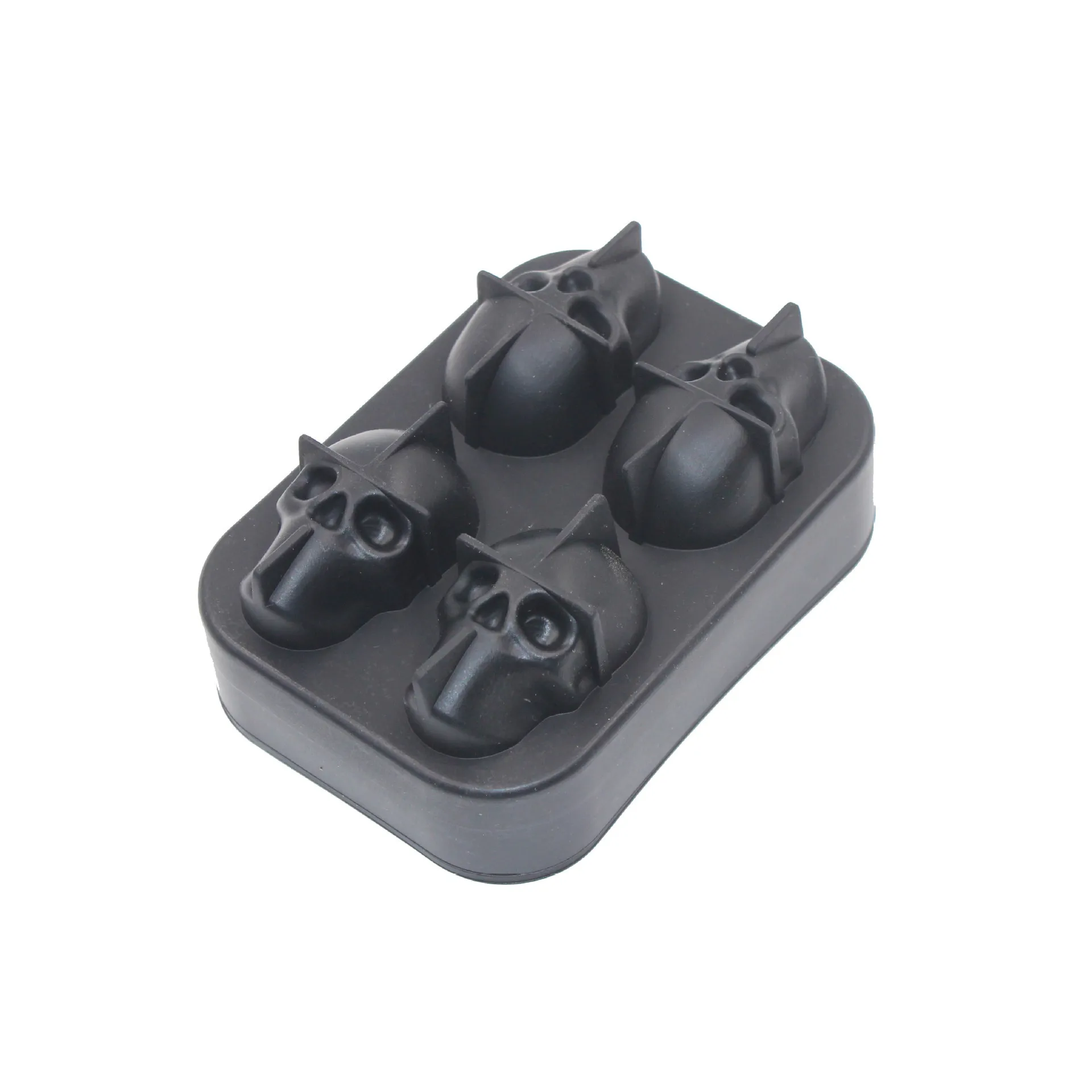Hot selling BPA free silicone rubber skull ice ball maker molds