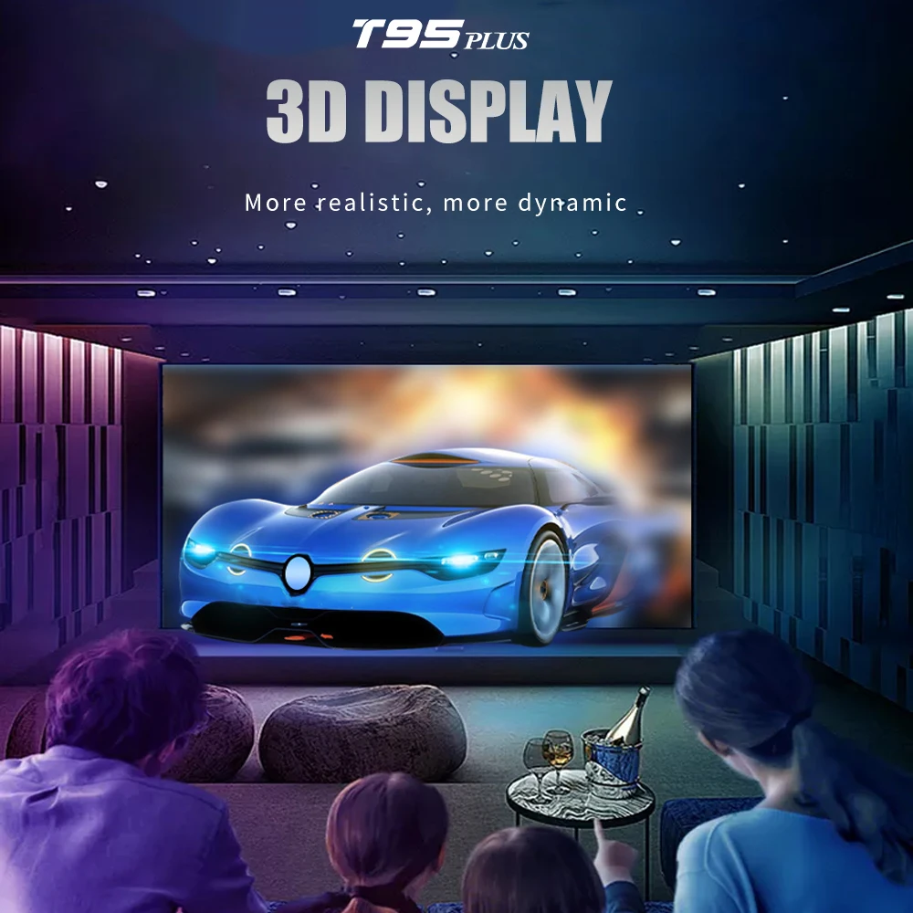 Android 11 0 tv box 8k 4 ГБ 8 оперативной памяти 32 64 Гб встроенной RK3566 2 4G Wi-Fi 5 ГГц двухдиапазонный + BT4.0 T95 плюс Tv