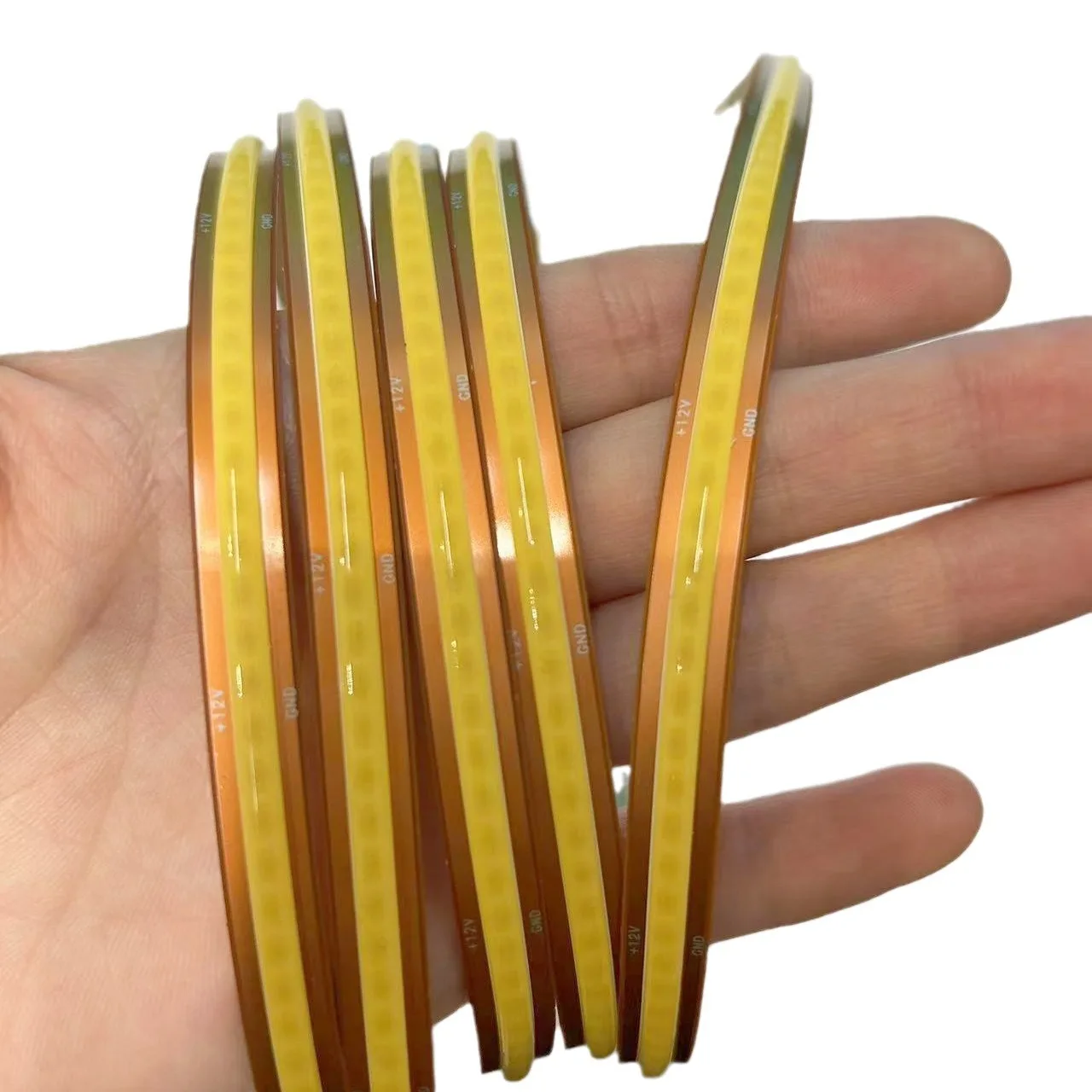 No minimum cutting unit freely cut 528-light monochrome cob light strip 12v 8mm high CRI any shape