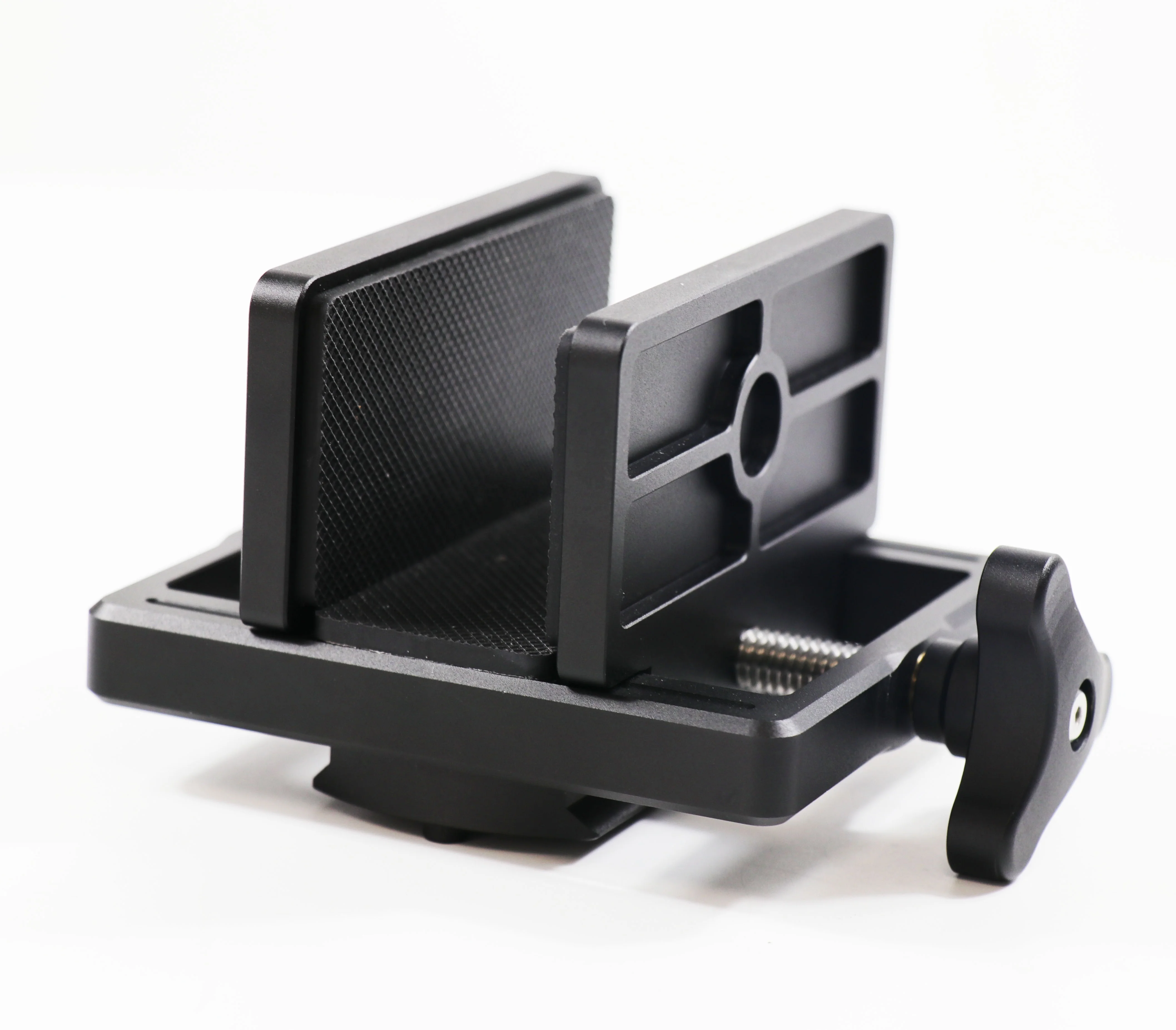 Clamp Saddle Aluminum Tripod Mount Adapter Precision Shooting Rest Universal Clamp for Hunting, Shooting and Outdoors