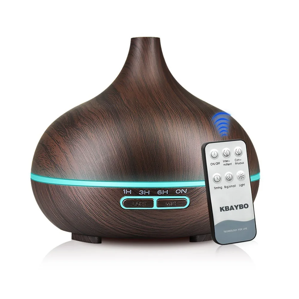 Automatic Aromatherapy Machine Wood Grain Ultrasonic Car Humidifier