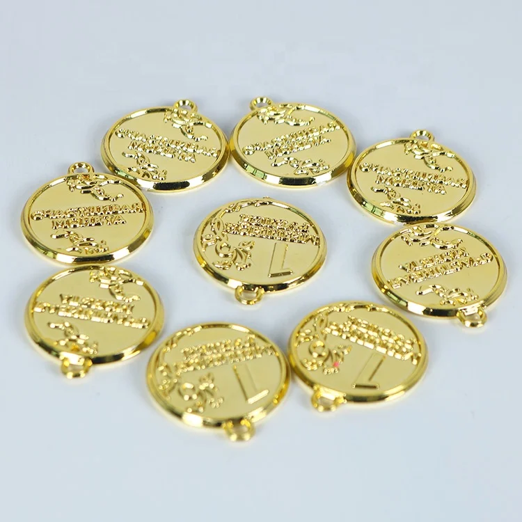Factory supply plastic pirate game gold coin