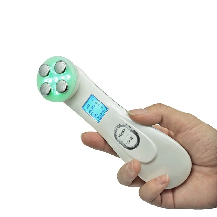 5 in 1 Facial Massager RF Skin Tightening Anti Aging EMS Beauty Instrument