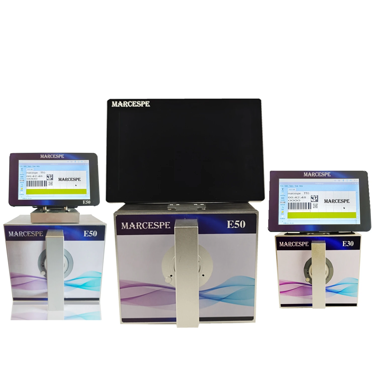 Marcespe thermal transfer printer 32mm print head flexible packaging