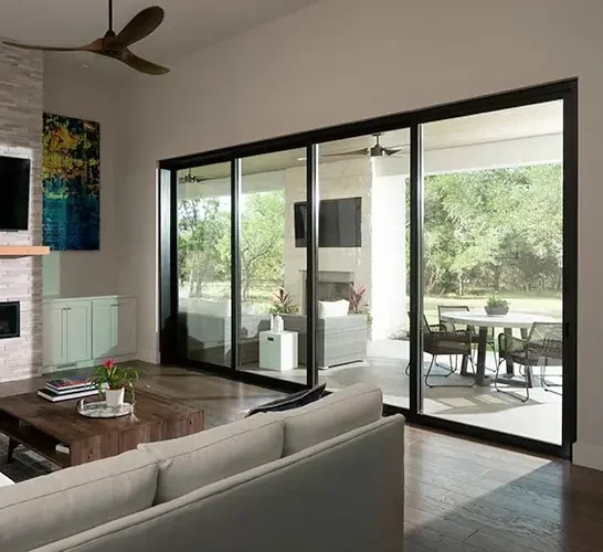 Factory Price Bifold Interior Double Glazed Aluminum Glass Sliding Door