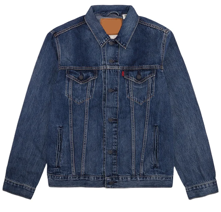 High Quality Custom Jean Jacket 100% Cotton mens jean jacket