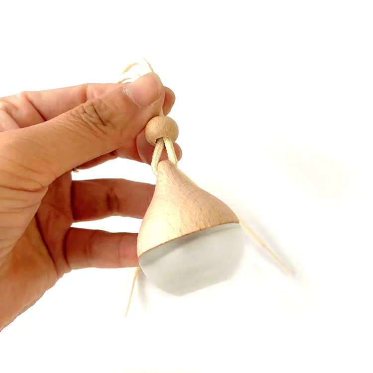 Wholesale Custom Mini Cute Glass Empty Car Hanging Perfume Diffuser Bottle
