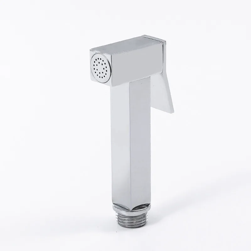 Wholesale Brass 1 in 2 out Corner Valve Cleaning Toilet Wash Basin spray Stainless Steel Two Hand Handle Wall Mounted Bathroom