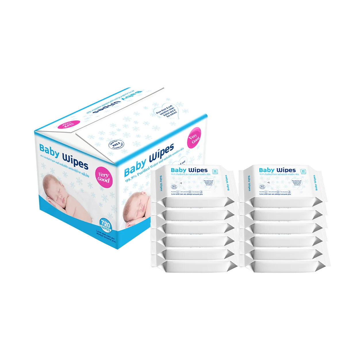 Hot Sell Cheap OEM Best Quality Cleaning Organic Baby Wipes Wholesale for Baby Use