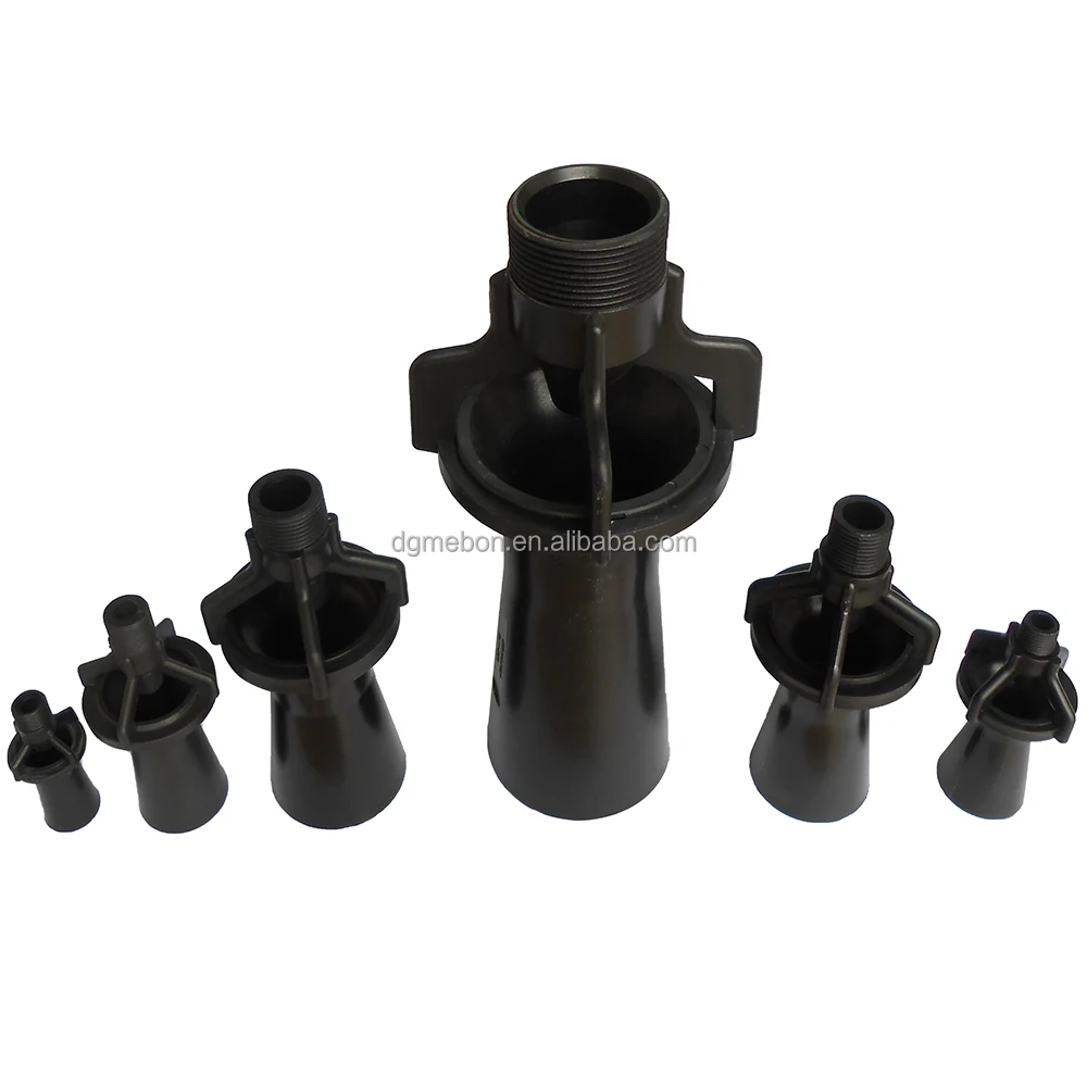1/4,3/8,1/2 tank eductor,polypropylene mixing liquid nozzle