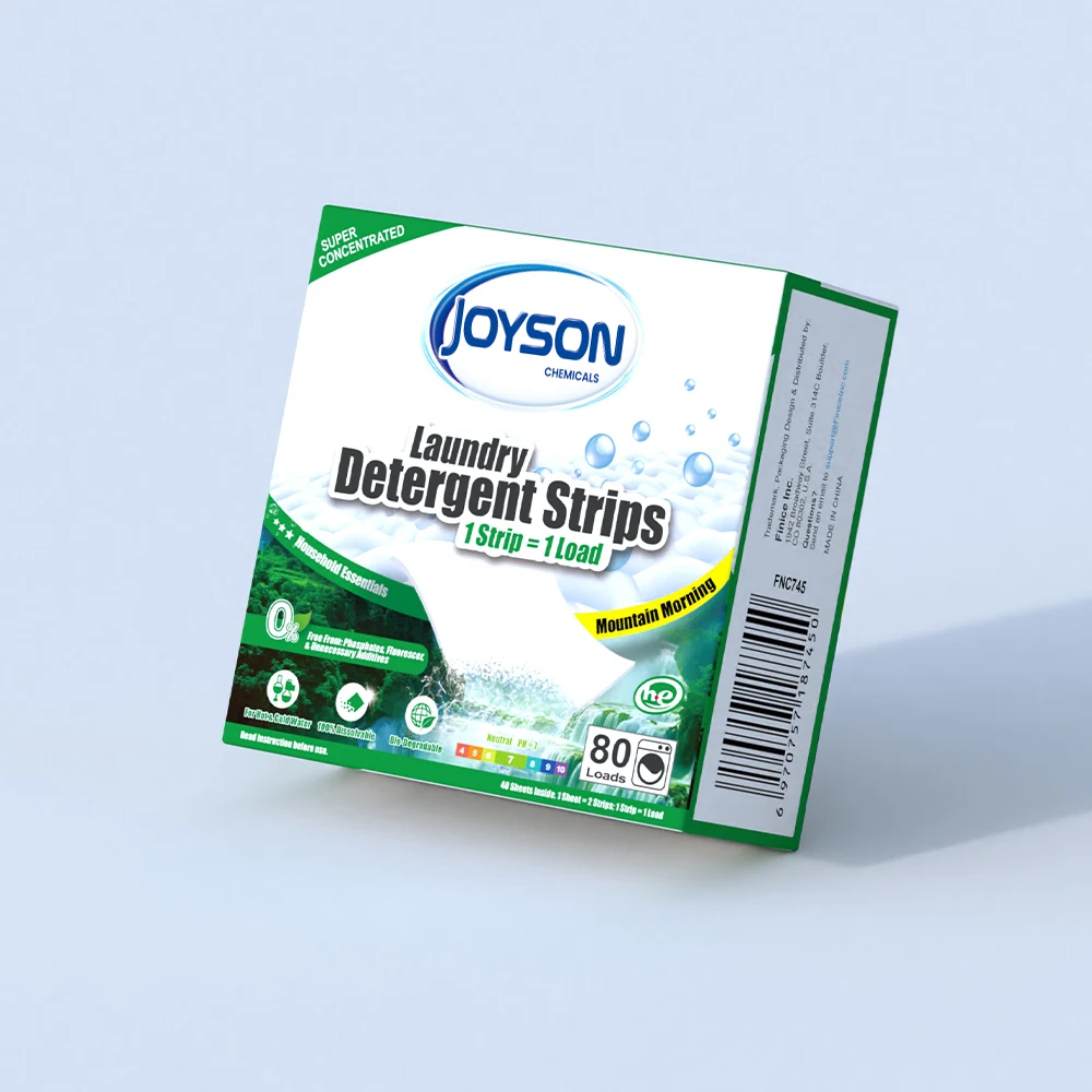 JOYSON Detergent Sheet Laundry Washing Detergent Sheets Laundry Sheets Oem Factory In China