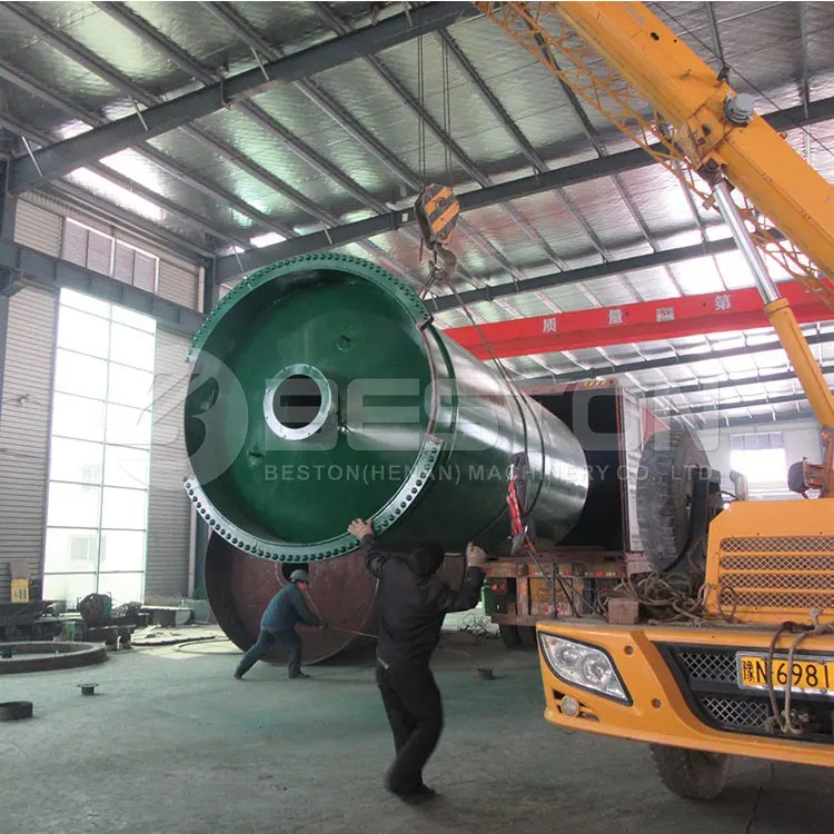 Beston машина для переработки отходов Пиролизная установка для шин пластика
