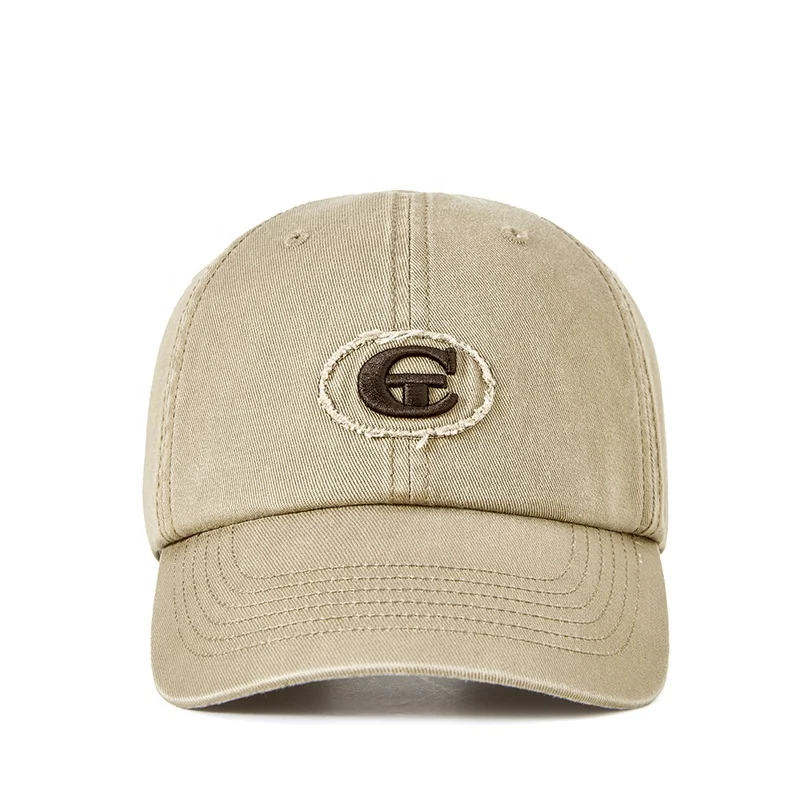 Wholesale 6 panel caps hats cotton printing Custom  LOGO embroidery 112 trucker distress hats baseball cap