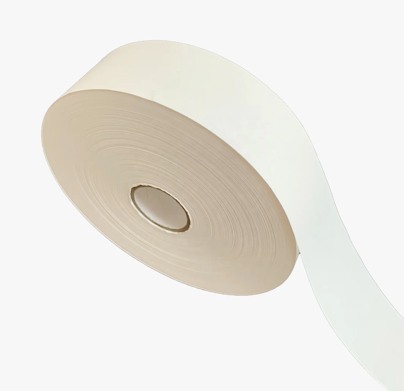 White Nylon Taffeta Fabric Garment Washing Care Labels Ribbon Rolls  Plain  Dip-Coated Nylon Taffeta With Polyamide