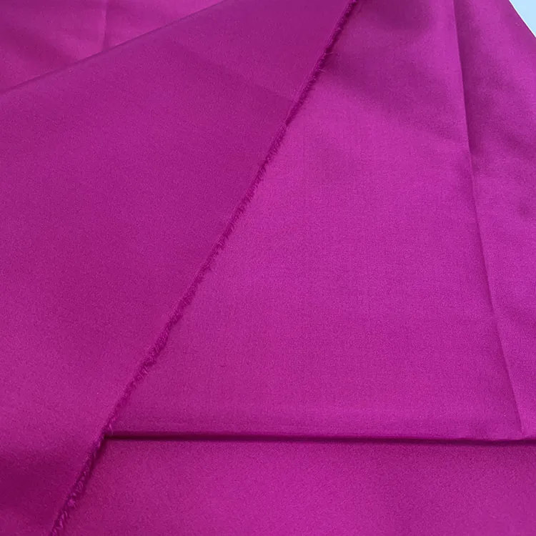IN STOCK Solid Color 100% Silk Taffeta Thick Yard Dyed Fabric