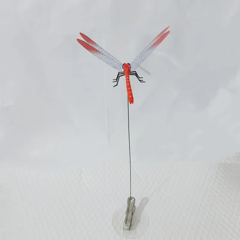 Wall decoration small items Plastic Outdoor Yard 4 Colors Garden Ornaments Tropical Dragonfly Stakes