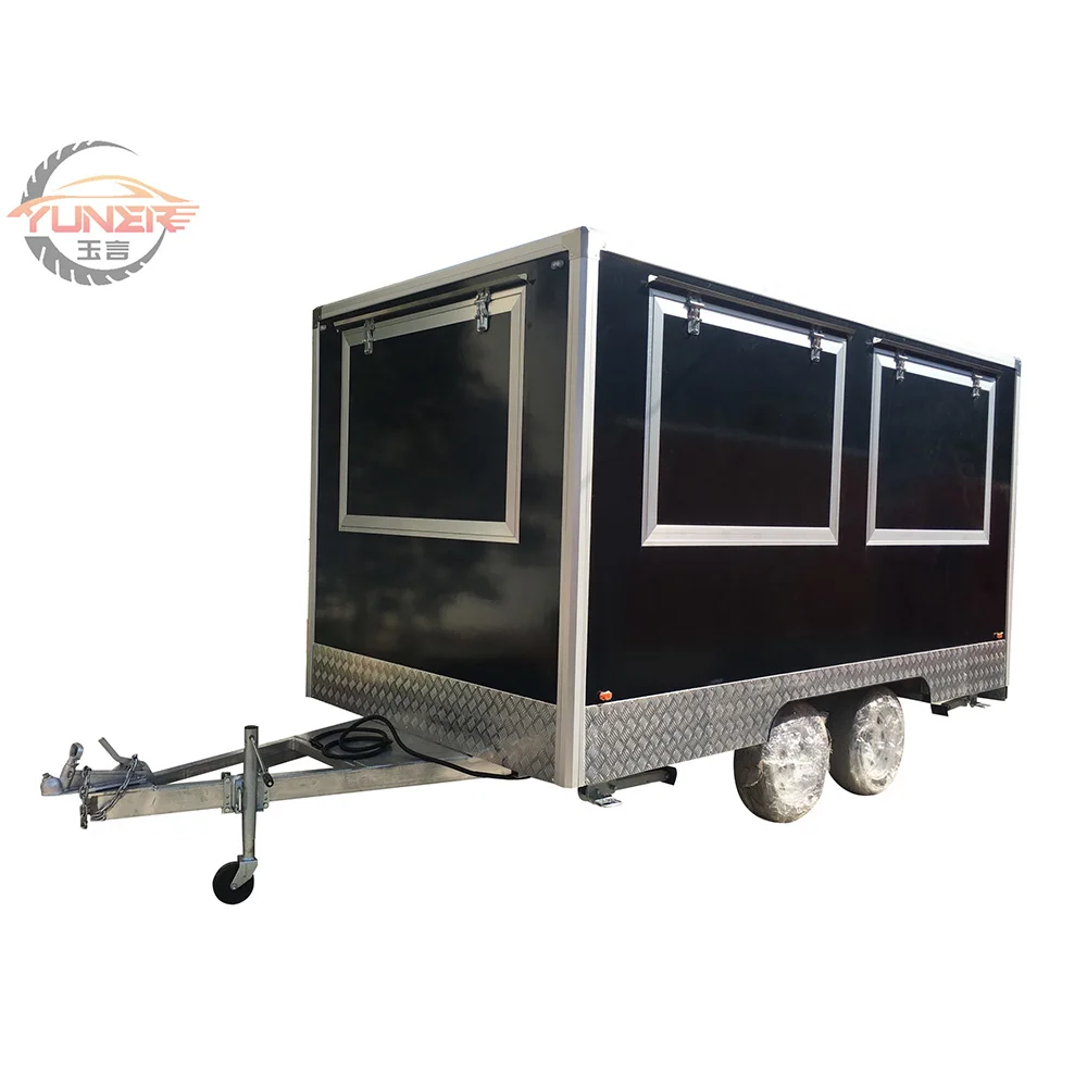 
Hot Sale High Quality Multifunctional FRP Square Food Truck Pizza Oven for Coffee 